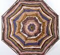 ZEST, арт.23917-7, зонт женский сине-розовые полосы.