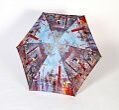 ZEST, арт.253625-10, зонт женский голубой с пейзажем