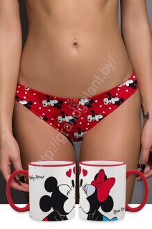 Подарочный комплект белья для девочки, "Minnie Mouse".