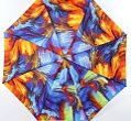 ZEST, арт.23917-10, зонт женский сине-оранжевые цветы